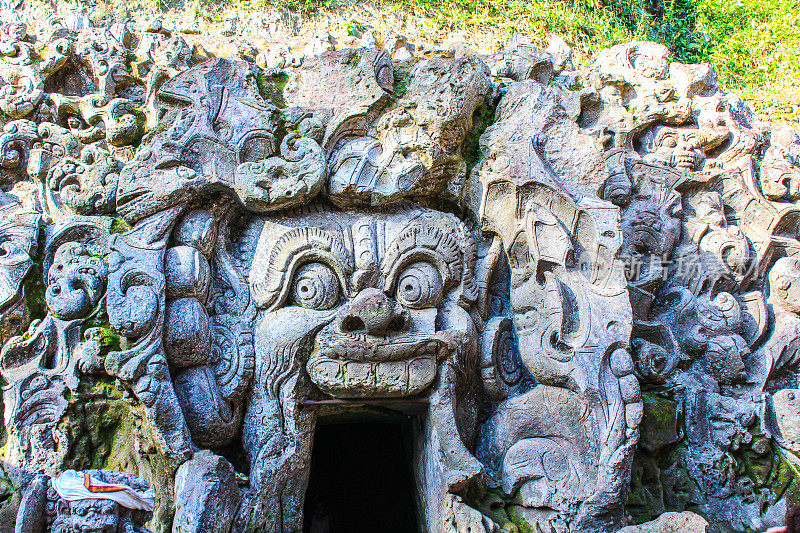 果阿大象寺，乌布，印度尼西亚巴厘岛