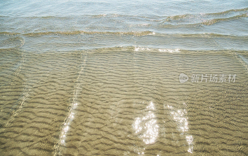 西威特林的海滩和潮汐