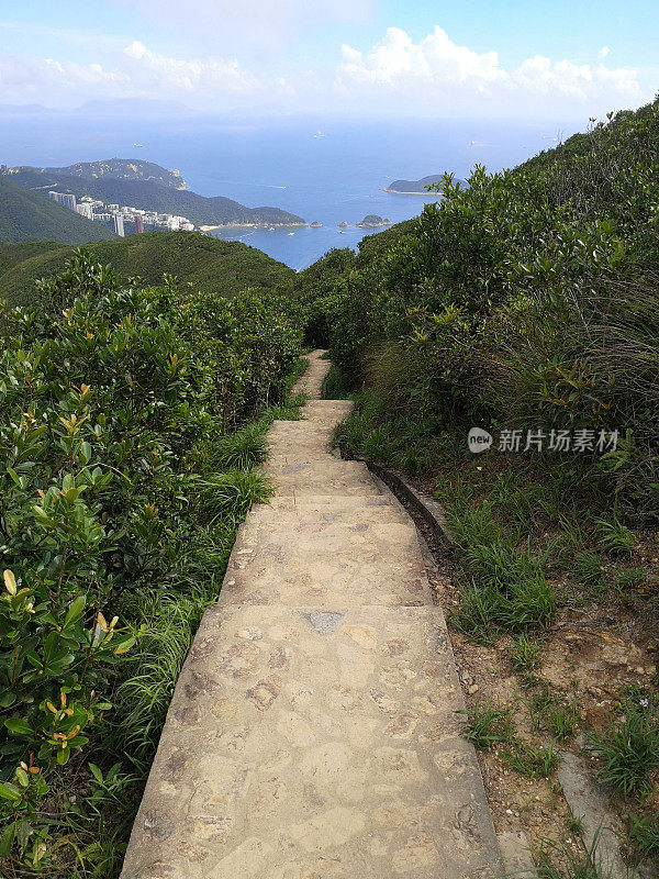 从港岛紫罗兰山眺望浅水湾