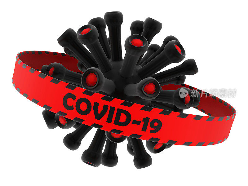 COVID-19通告警戒线