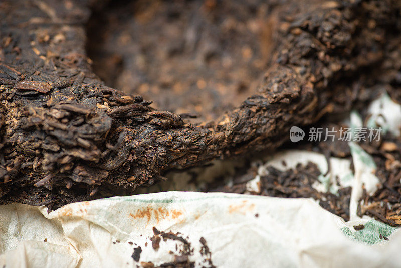 中国传统的压制绿茶