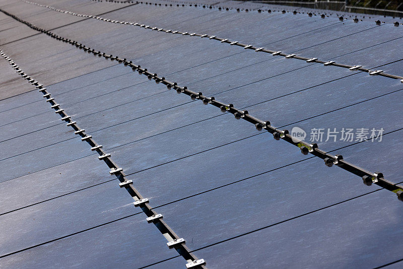 太阳能农场的光伏太阳能电池板