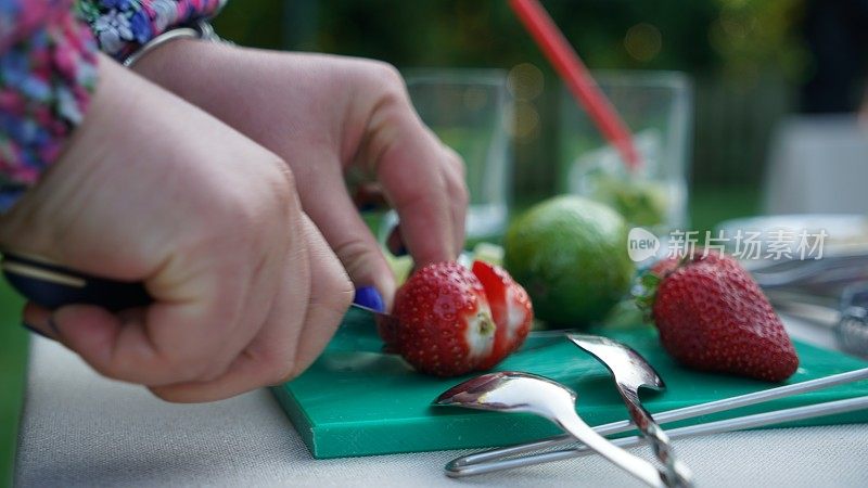 水果鸡尾酒准备工作坊活动