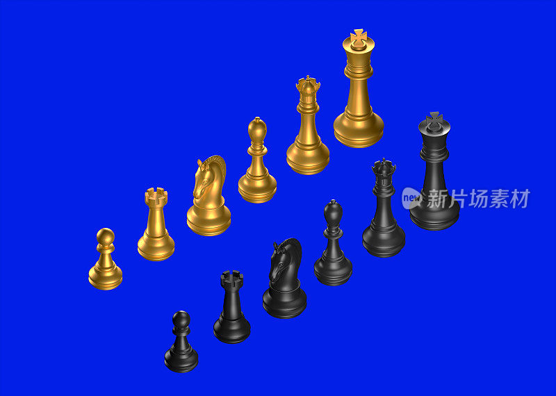 棋子。金王胜者围绕着黑棋子进行棋盘游戏比赛。概念战略，领导能力和成功商业。