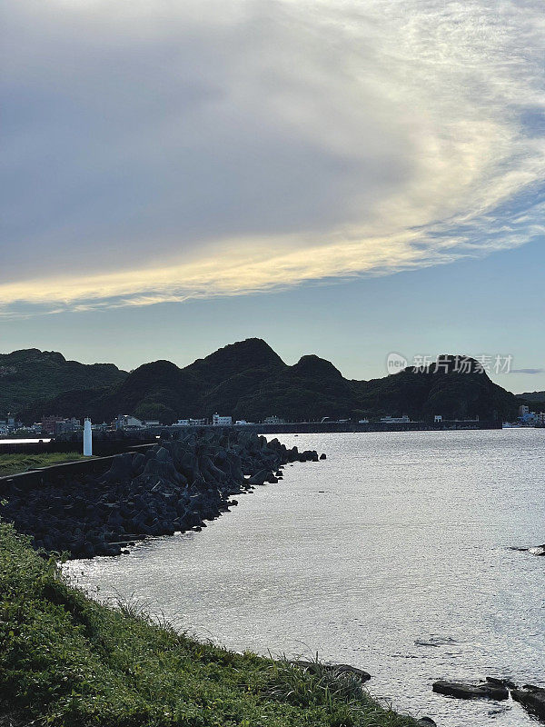 台北东北海岸的海景