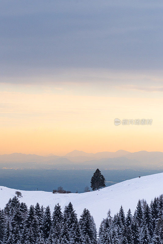 格拉巴山——冬季景观