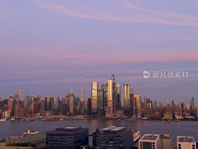 曼哈顿日落美景