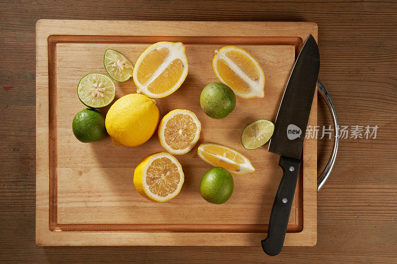 柠檬和酸橙