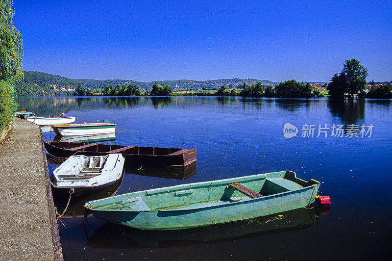 法国阿基坦多尔多涅河-受欢迎的度假胜地和风景优美的乡村-拍摄的电影