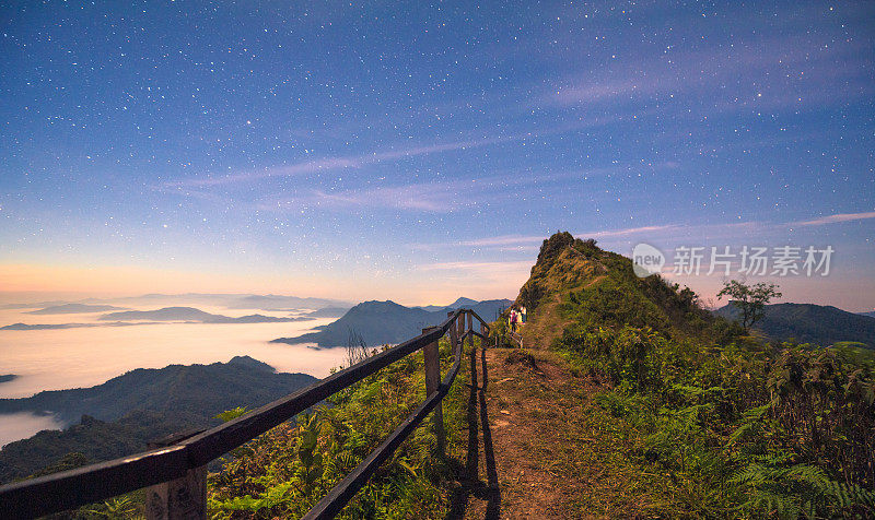 清莱和清迈自然景观，泰国北部日出美景