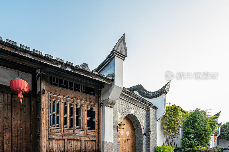 中国传统的明清古建筑特色墙