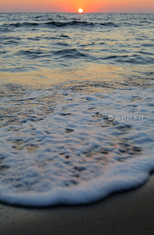 海上日落