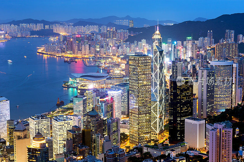 香港著名夜景