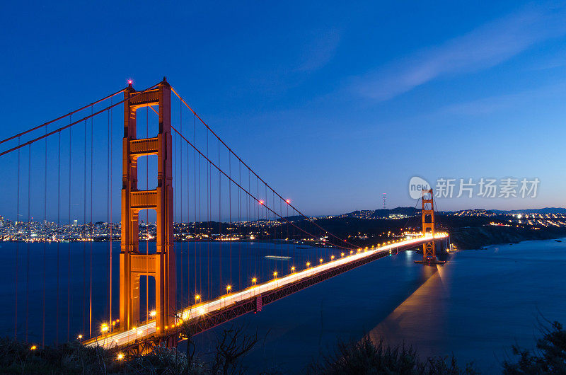 金门大桥夜景