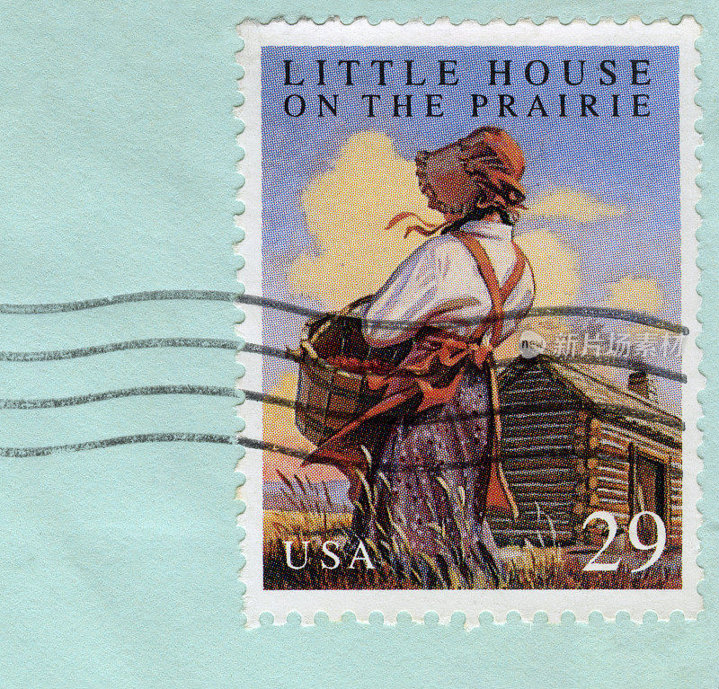 《草原小屋》邮票