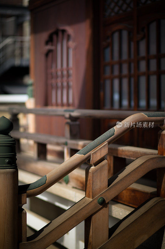 日本建筑外的台阶