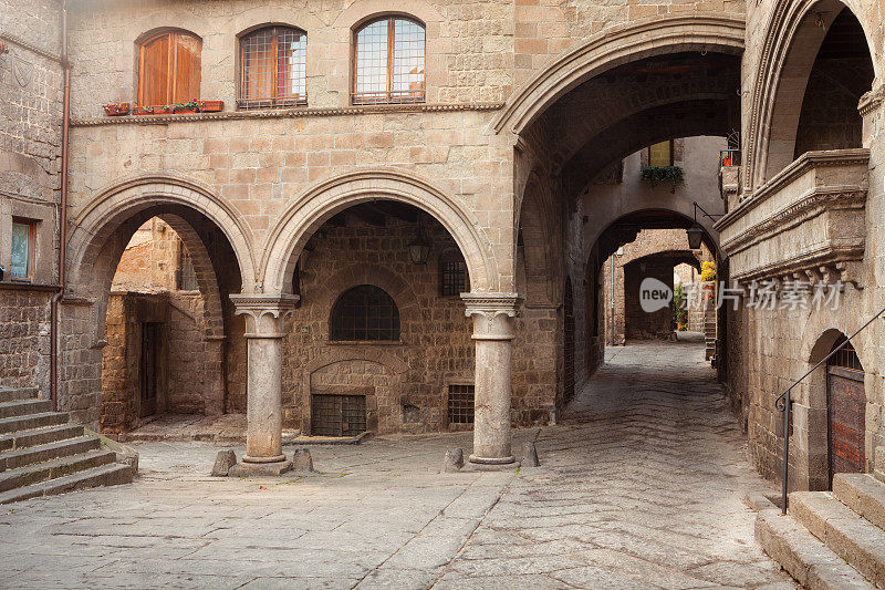 意大利拉齐奥维泰博圣佩莱格里诺中世纪街区