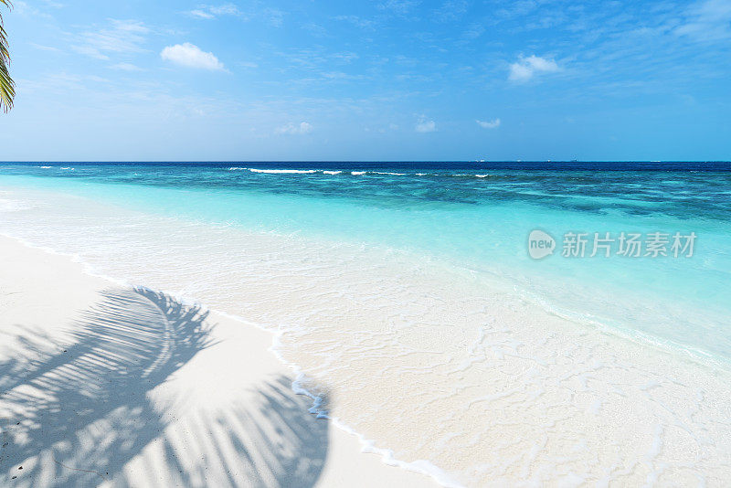 热带天堂海滩自然背景