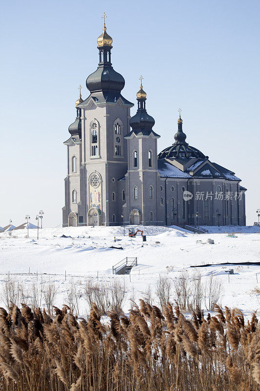 冬天的天主教堂