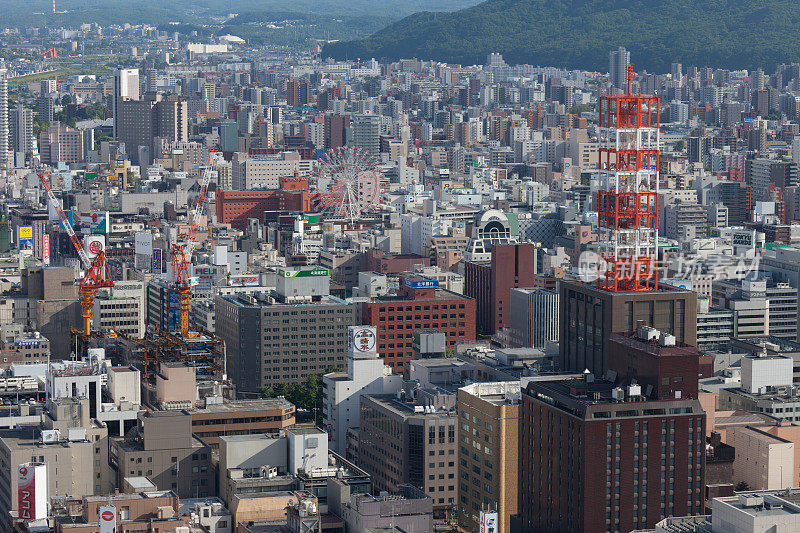 日本札幌城市景观