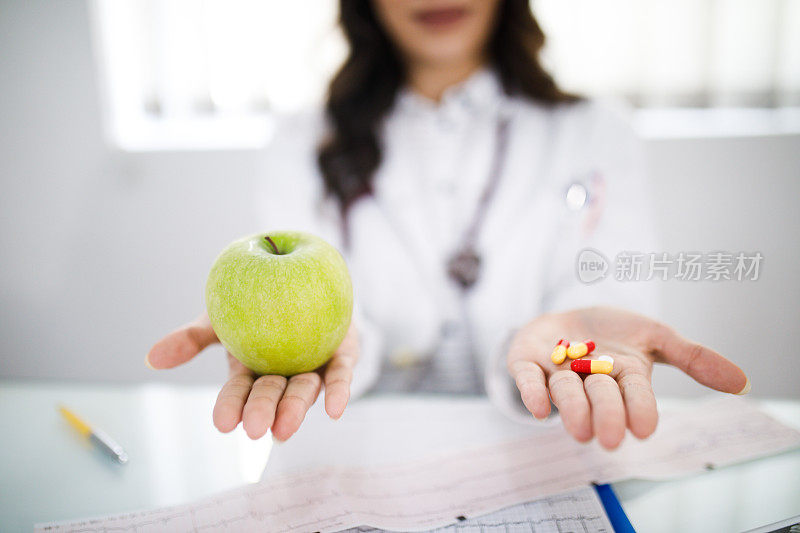 医生建议用苹果代替药片