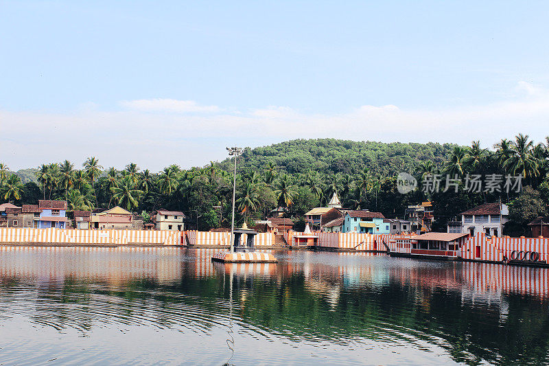 印度南部Gokarna的水坑