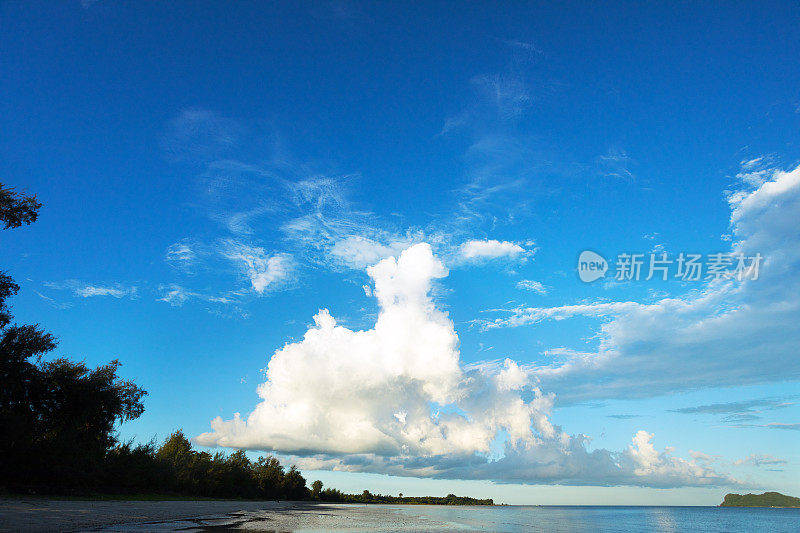 春丰的海岸线和海滩