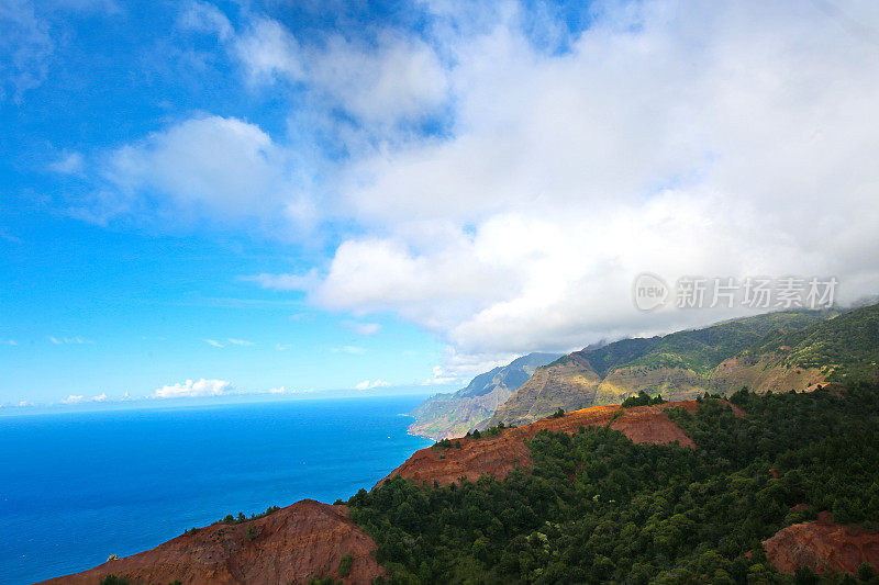 考艾岛山