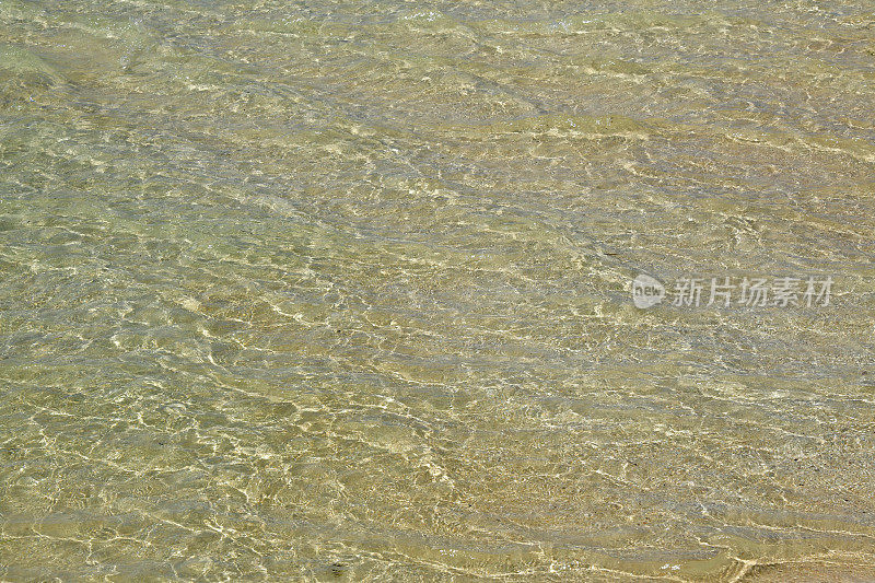 波纹浅海水面背景(塞班岛)