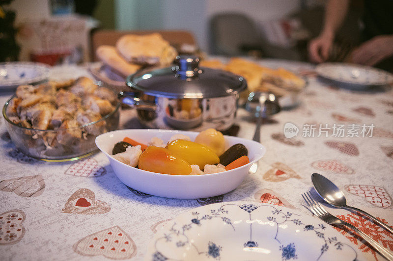 祖母家所有的美食和装饰