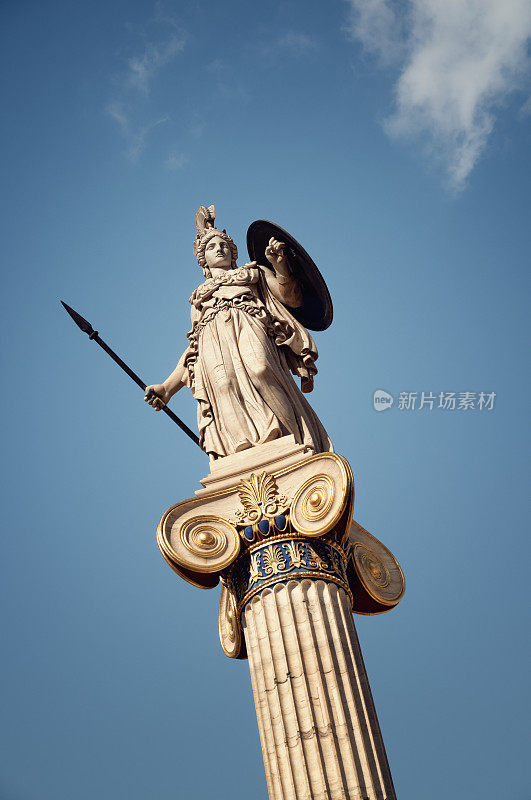 雅典娜雕像，雅典，希腊