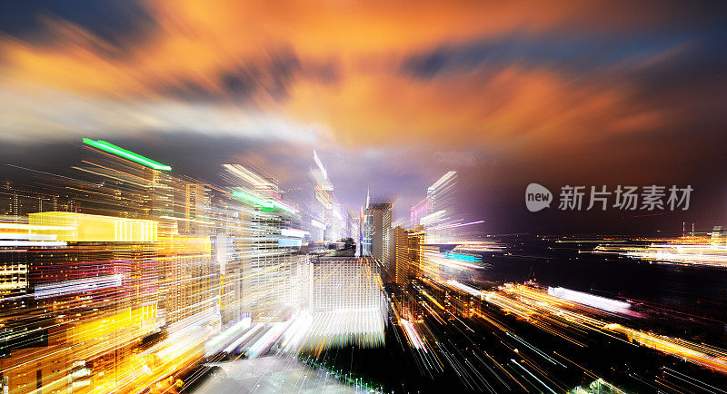 香港城市夜景