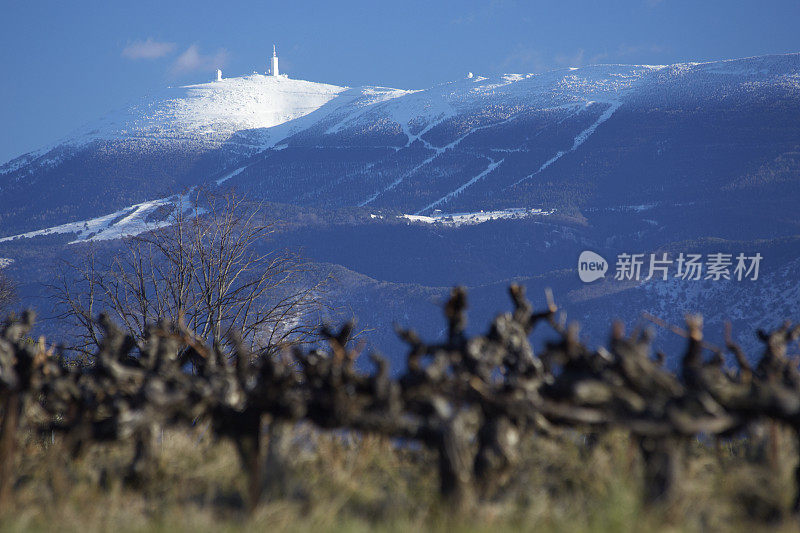 旺图山，冬天的普罗旺斯