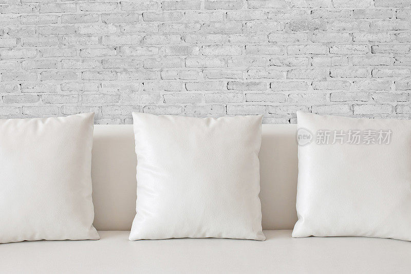 空白白色枕套