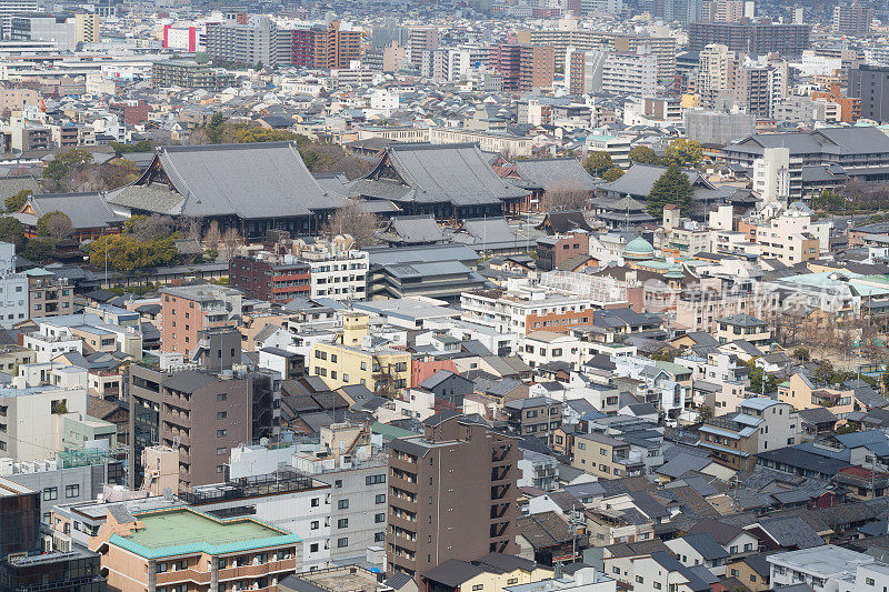 日本京都城市景观