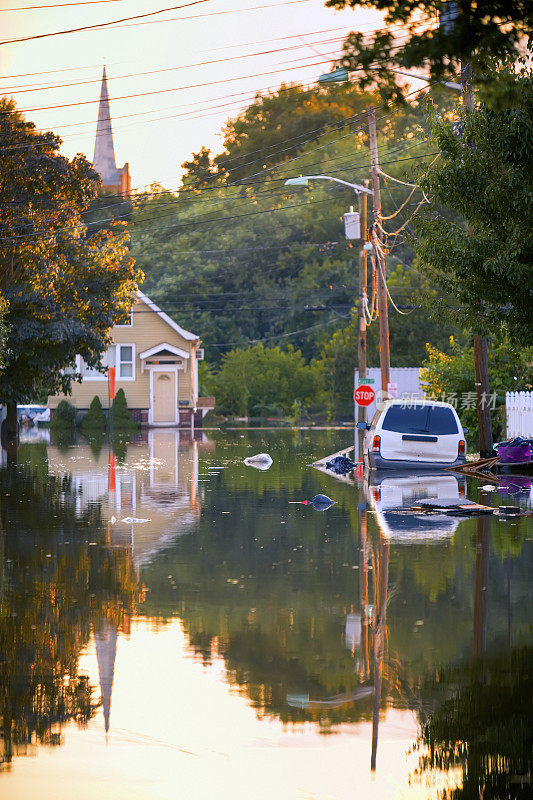 淹没了街道