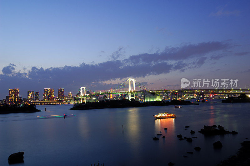 东京湾和彩虹桥