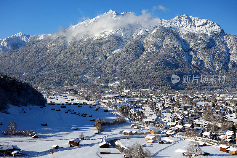 德国的Garmisch-Partenkirchen是个很棒的冬天