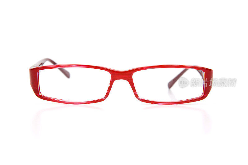 红色光眼镜
