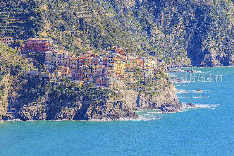 Manarola,五土地,意大利。