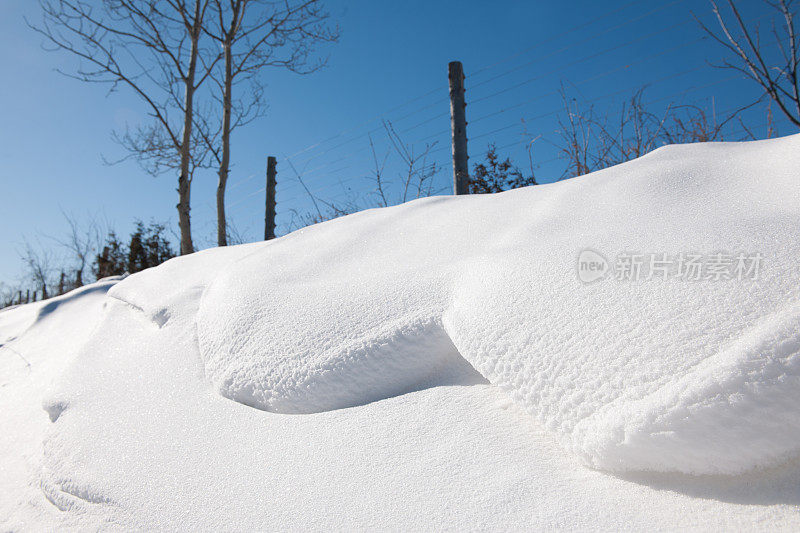 冬天的雪