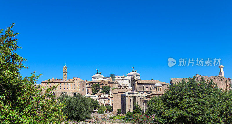 古罗马广场和圣坛遗址，意大利，罗马。