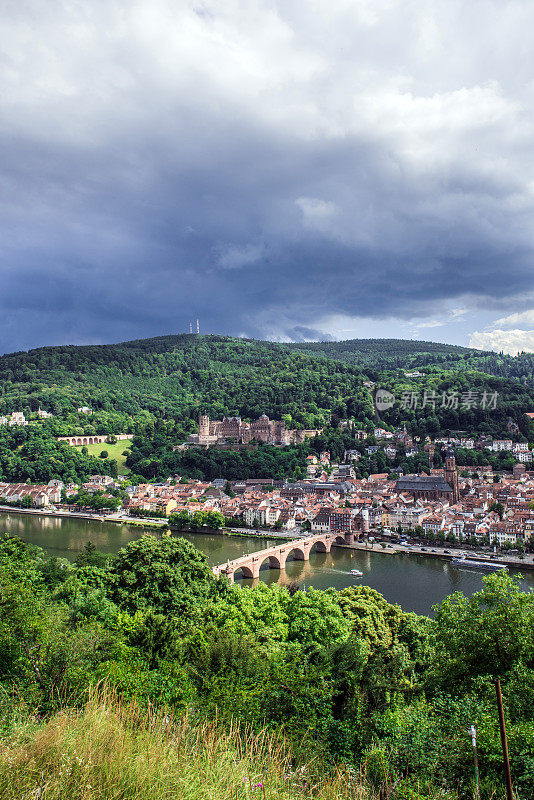 海德堡镇，Baden-Württemberg，德国