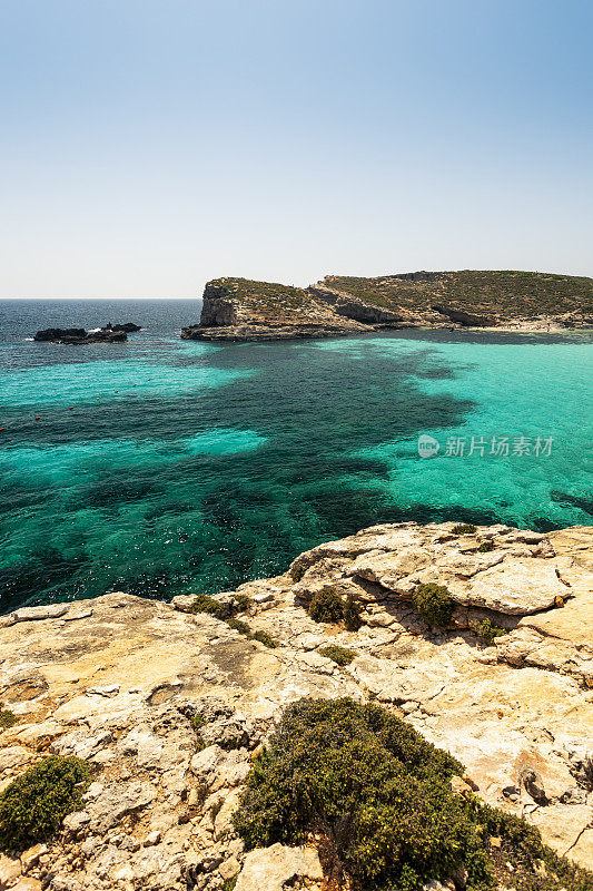 蓝色泻湖，Comino，马耳他