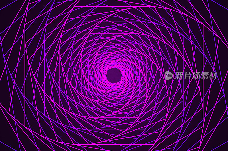 紫色抽象几何线条艺术