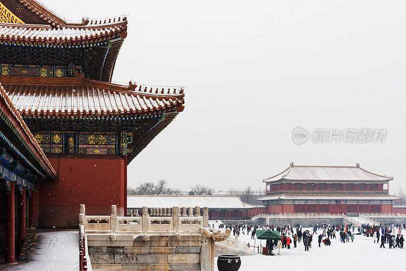 北京紫禁城雪中