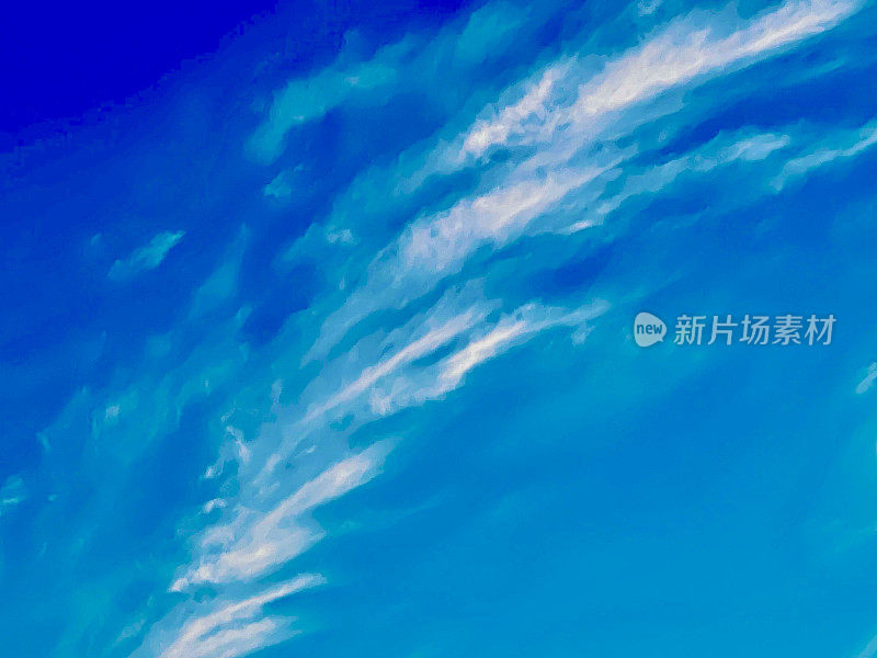 惊人的蓝色潘通天空背景