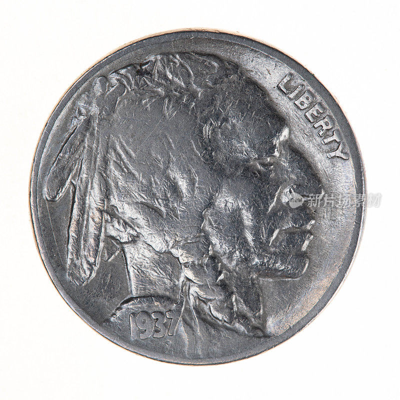 1937年美国硬币水牛镍币