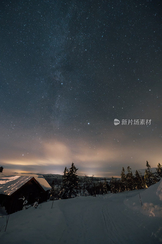 挪威山银河