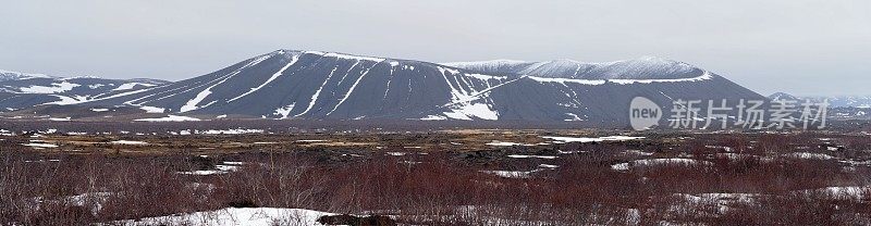 赫弗尔火山的景观